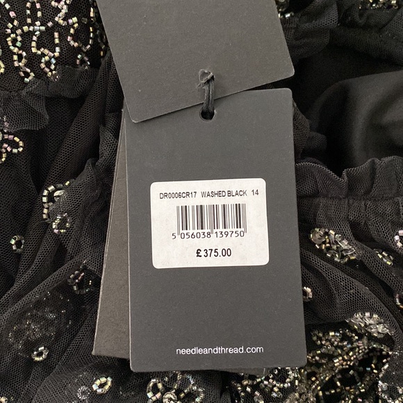 Needle & Thread Andromeda Embellished Tulle Mini Dress New With Tags UK 14/US 10 - Picture 2 of 4